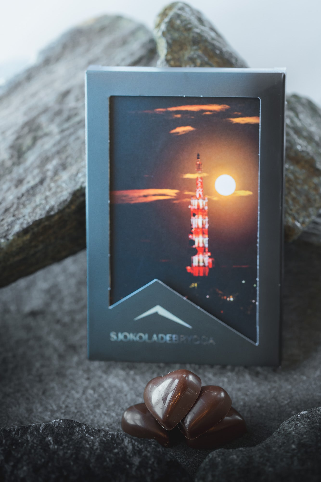 Postkortsjokolade - Tårnet på Åsen